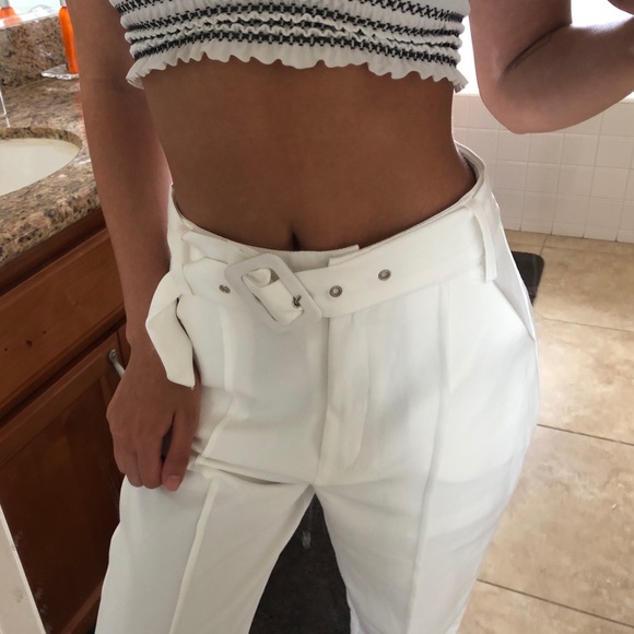 Fashion Nova Pants - NWOT Fashion nova white dressy pants